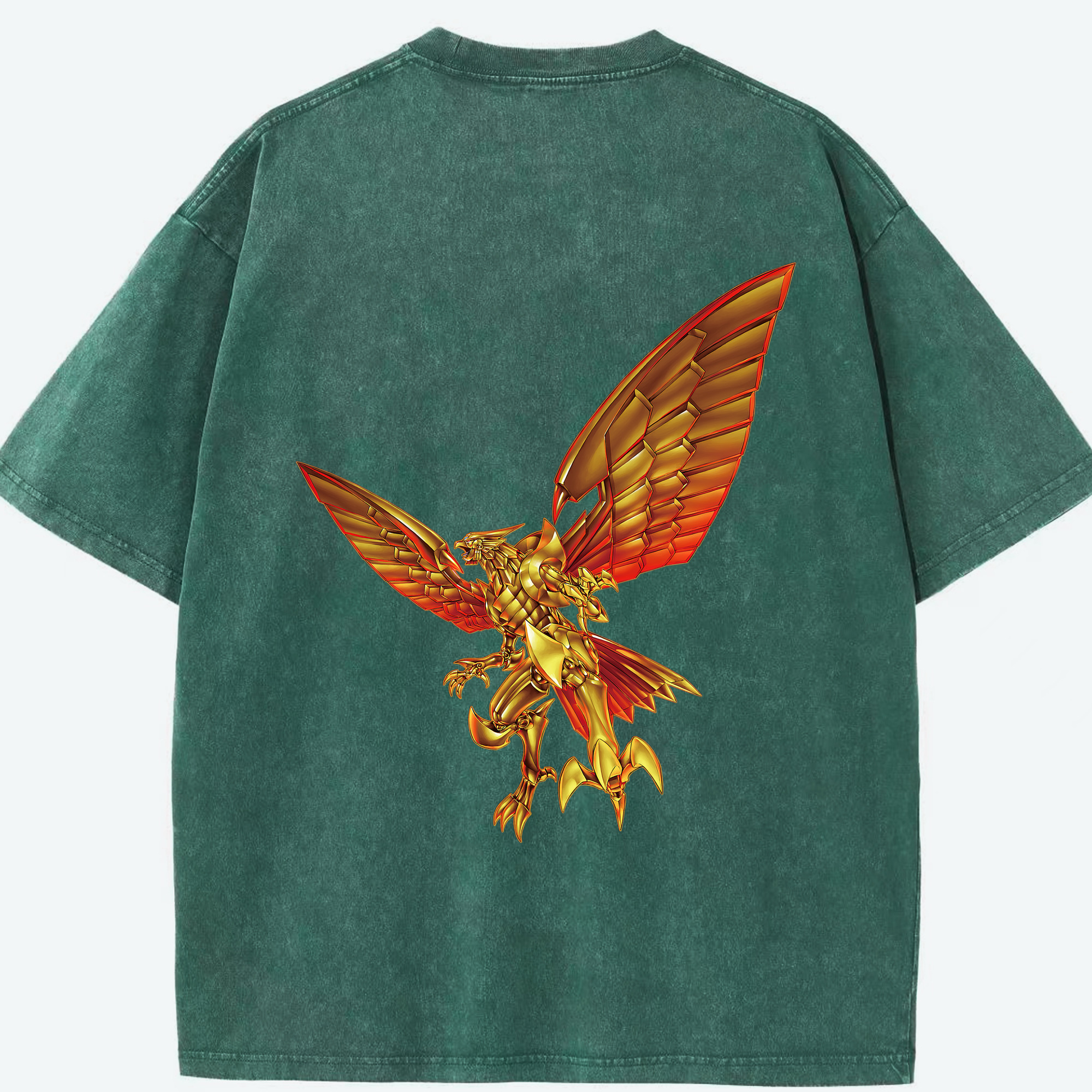 （画像用） 遊☆戯☆王 Yu-Gi-Oh! 綿100% ヴィンテージ風 半袖Tシャツ（背面プリント）